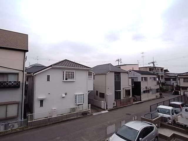 西宮市門前町のアパートの展望