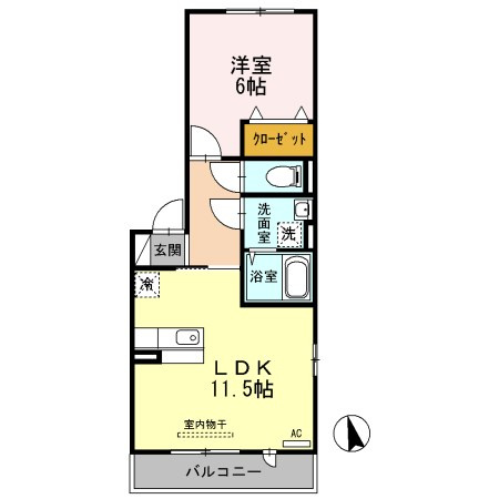 プリムローズ(昭和通)の間取り