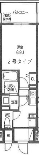 クローバー・ビュー上本町の間取り