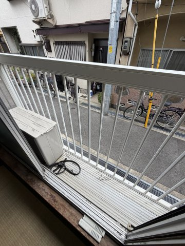 グランディール二葉のバルコニー
