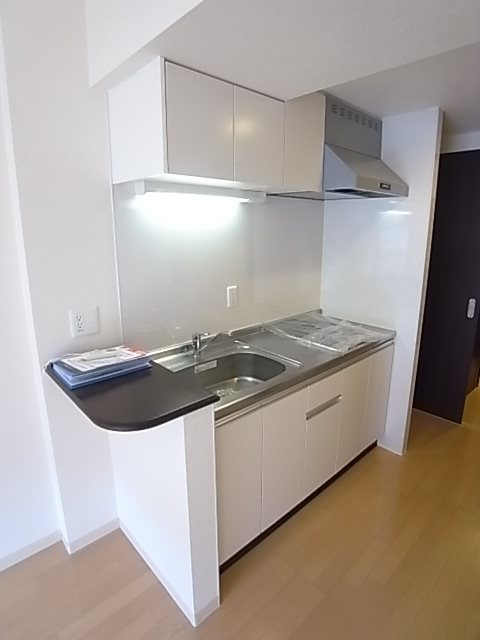 神戸市灘区記田町３丁目の賃貸マンションのキッチン