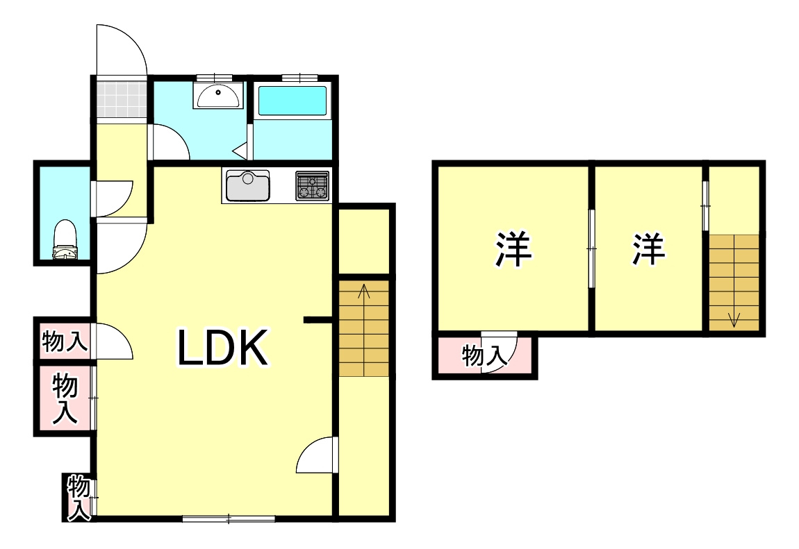ドミール東芦屋の間取り