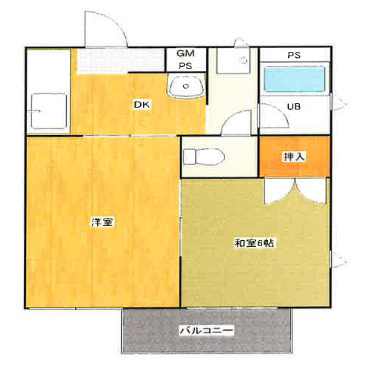 シャトレー須磨の間取り
