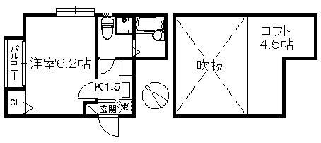 ジョイナス別府の間取り