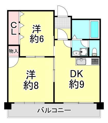 日生住吉コープの間取り