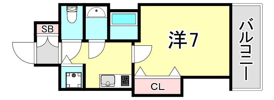 Luxe芦屋南の間取り