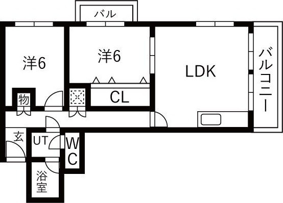 六甲ビルの間取り