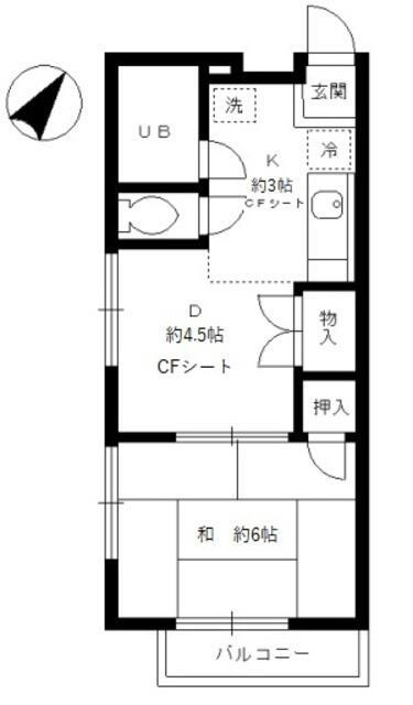 コルシード祐天寺の間取り