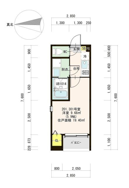palace alberoの間取り