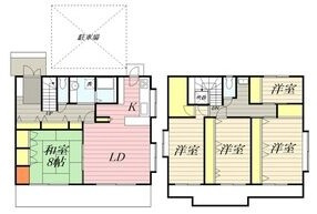 千種区穂波町一戸建の間取り