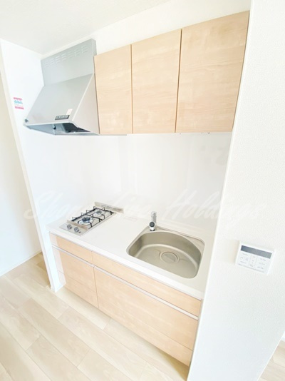 茅ヶ崎市出口町のアパートのキッチン