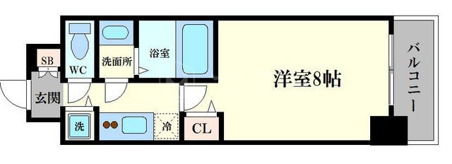ディクス福島レジデンスの間取り