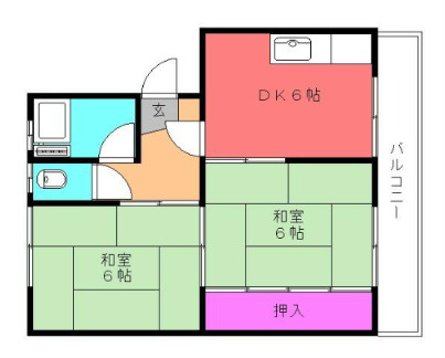 第二末広ハイツの間取り