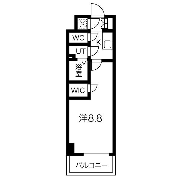 エスプレイス京都RAKUNANの間取り
