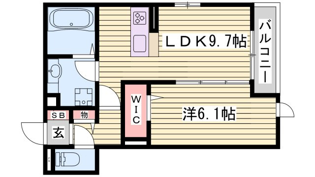 LES ENS FAMIIAUX　Mの間取り