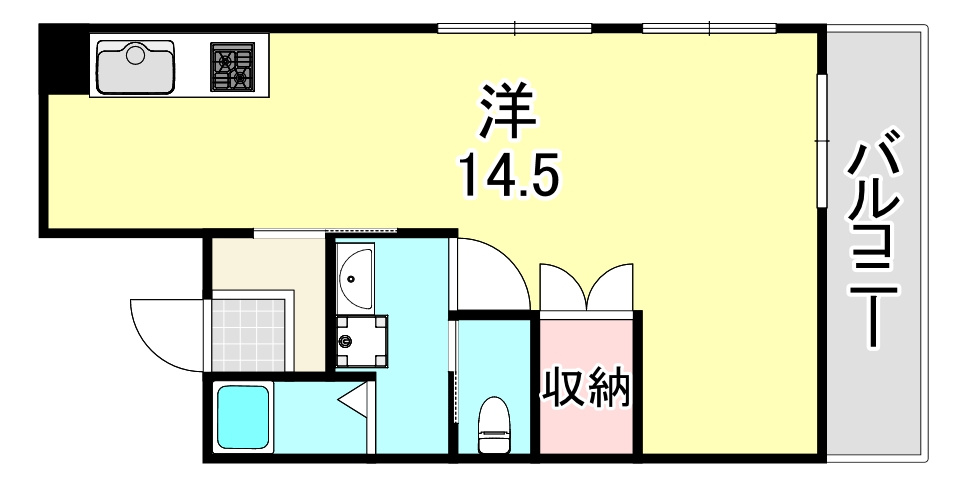 アクシス水道筋の間取り