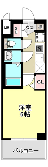 【間取り】 | プレリス大阪今里サヴィア