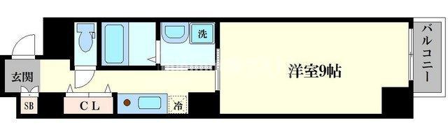 アリビオ夕陽丘の間取り