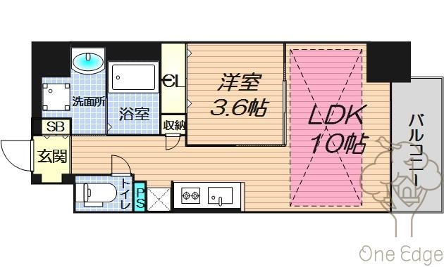 アーバネックス堂島の間取り