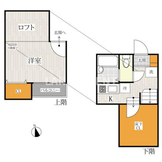 【間取り】 | コンフォートベネフィス姪浜６