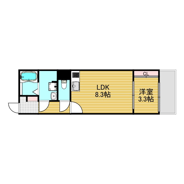 リブレメゾン淡路1の間取り