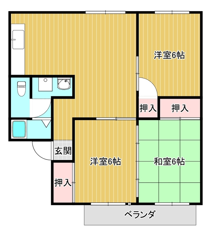 ルミエール77の間取り