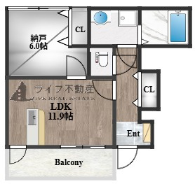プラシード・カーサの間取り