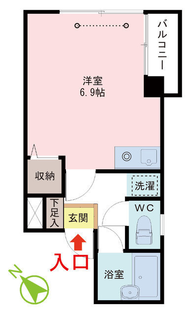 医大前Kコーポ の間取り