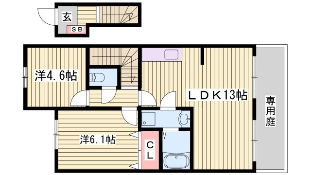コンフォート・ヴィラⅡの間取り