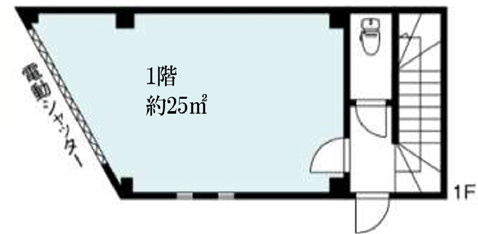 大阪市天王寺区生玉町の店舗事務所の間取り