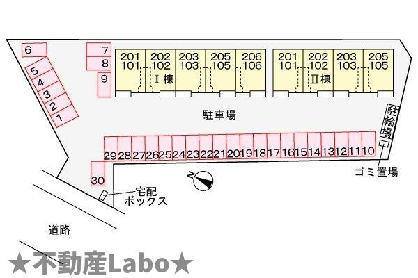 ポルト・ボヌールＫ　Ⅰの駐車場