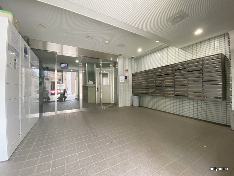 新深江池田マンション　仲介手数料無料のエントランス