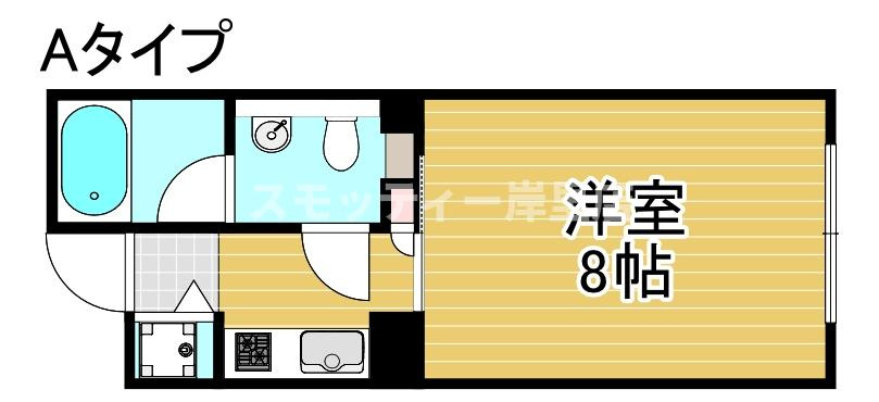 パラドール北加賀屋の間取り