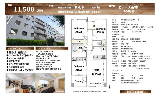 【その他】 | ピアース若林　仲介手数料無料＋60万円現金プレゼント中