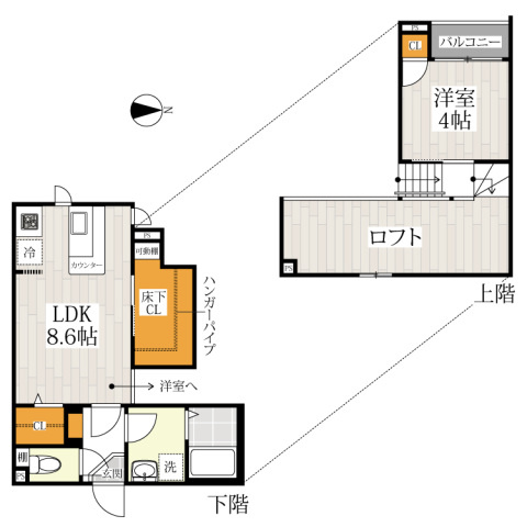 【間取り】 | CB和白プレベール