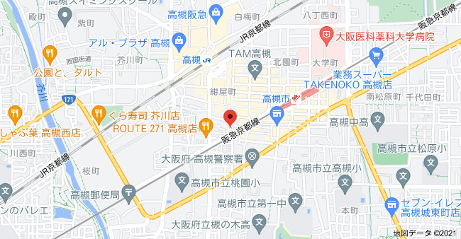 さつきハイムの地図