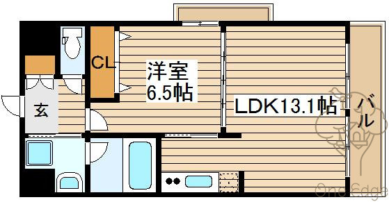 NORTH VILLAGE壱番館の間取り