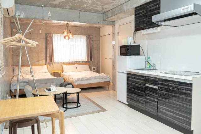 COCOBNB DAIKOKUCHO NAMBA OSAKAのキッチン