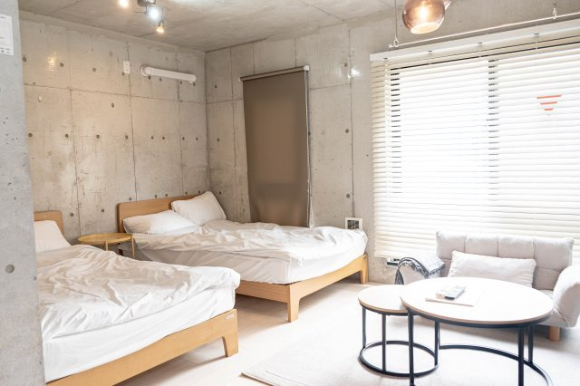 COCOBNB DAIKOKUCHO NAMBA OSAKAの寝室