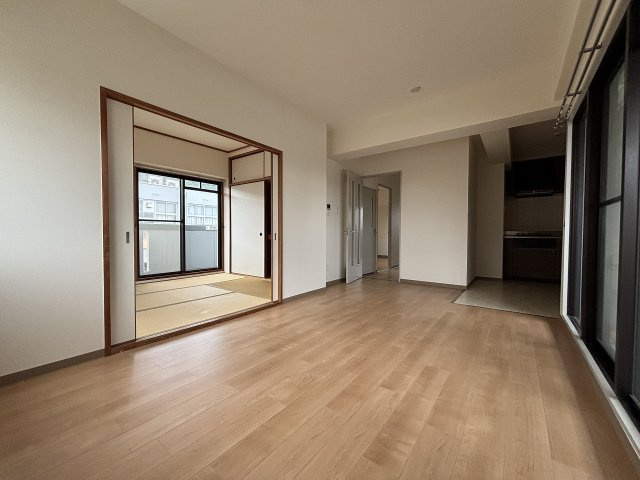 和室は洋室にリノベーション工事予定となります。