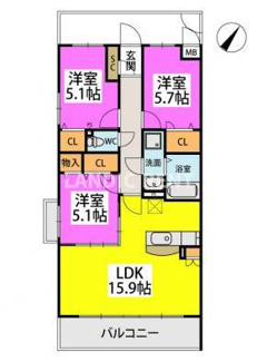 【間取り】 | クレアＳ