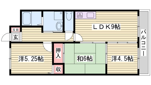 ベアーズ土山の間取り