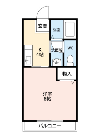 【間取り】 | コーポ山本