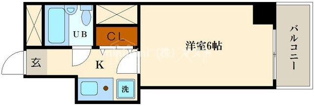 ライズ芦原橋の間取り