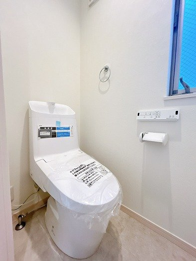 名古屋市北区上飯田北町　4LDK　3階建　リフォーム済みのトイレ|シンプルで使いやすいトイレです