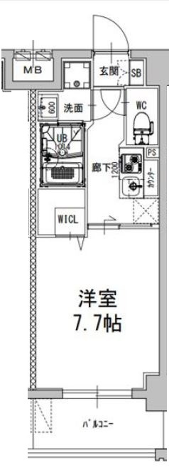 ミラージュパレス新梅田RIOの間取り