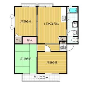 新屋ハイムの間取り