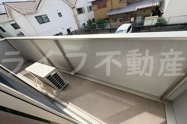 セジュール稲田本町のバルコニー