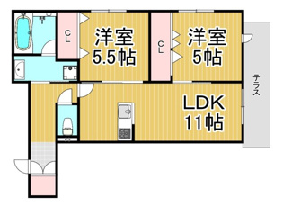 ＨＥＢＥＬ　ＭＡＩＳＯＮ南武庫之荘の間取り
