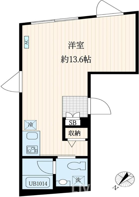 品川区小山４丁目の賃貸マンションの間取り